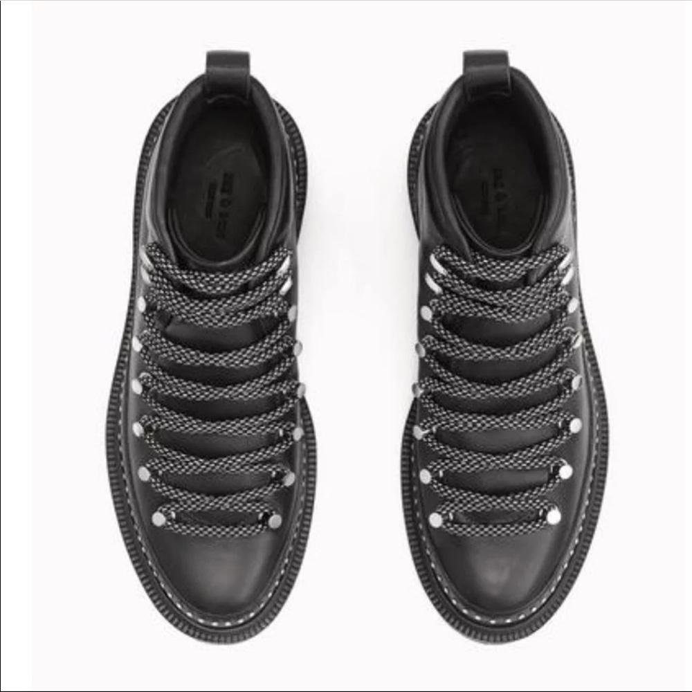 Rag and Bone Studded Compass Boot Laces 9.5